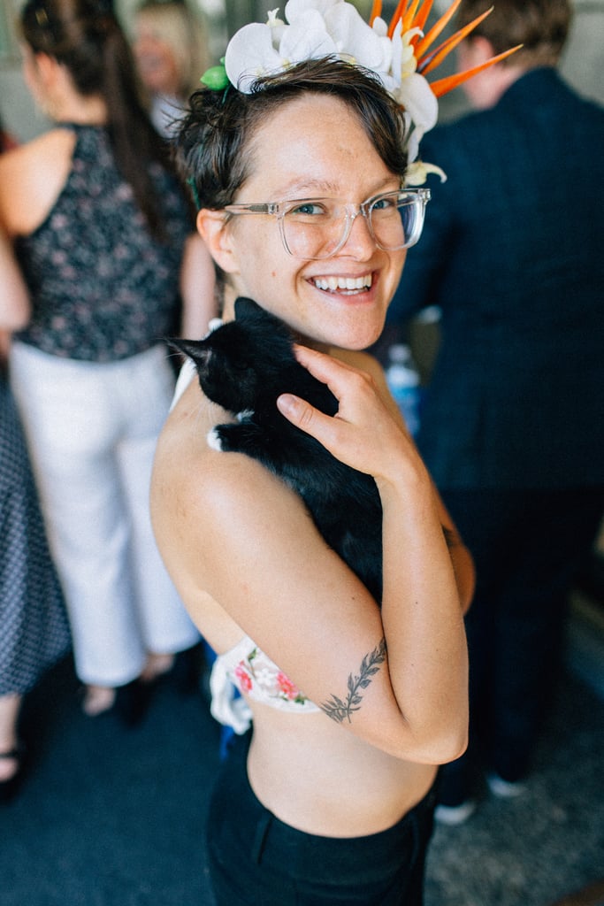 Couple Has Kitten Hour at Their Wedding