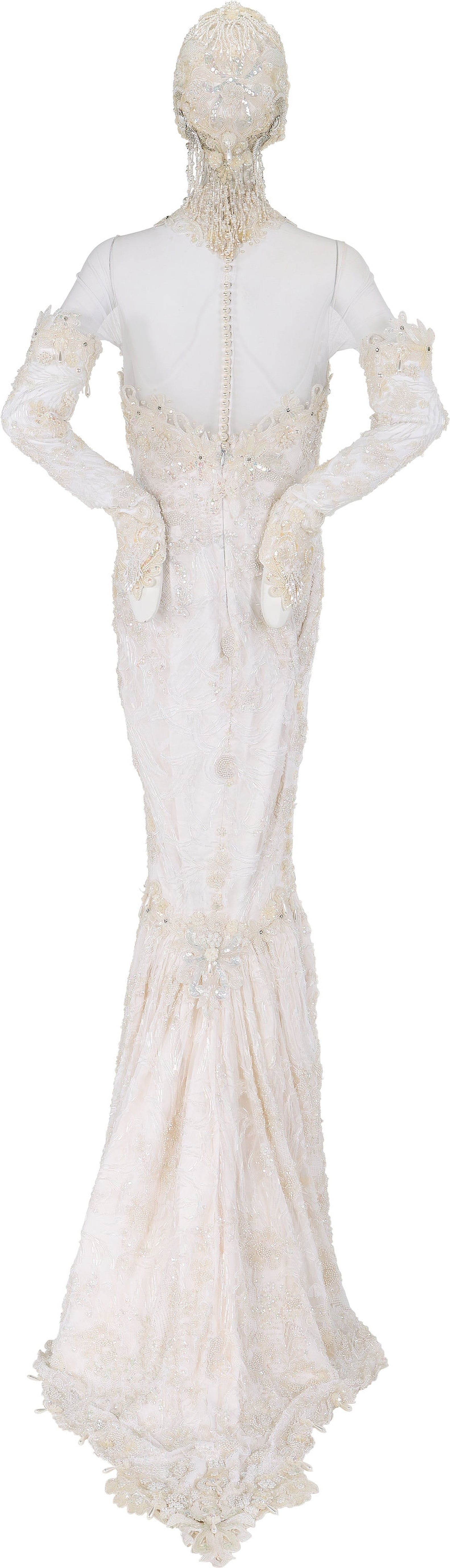 Whitney Houston's Wedding Dress up For Auction | POPSUGAR Fashion