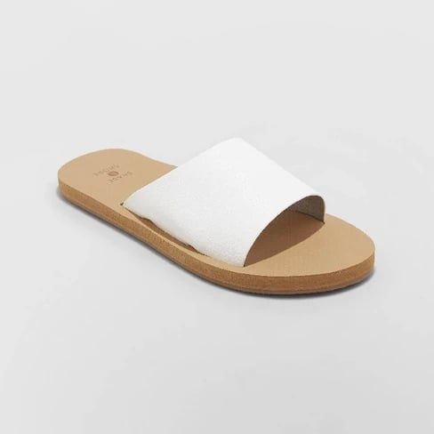 Asymmetrical 2025 slide sandals