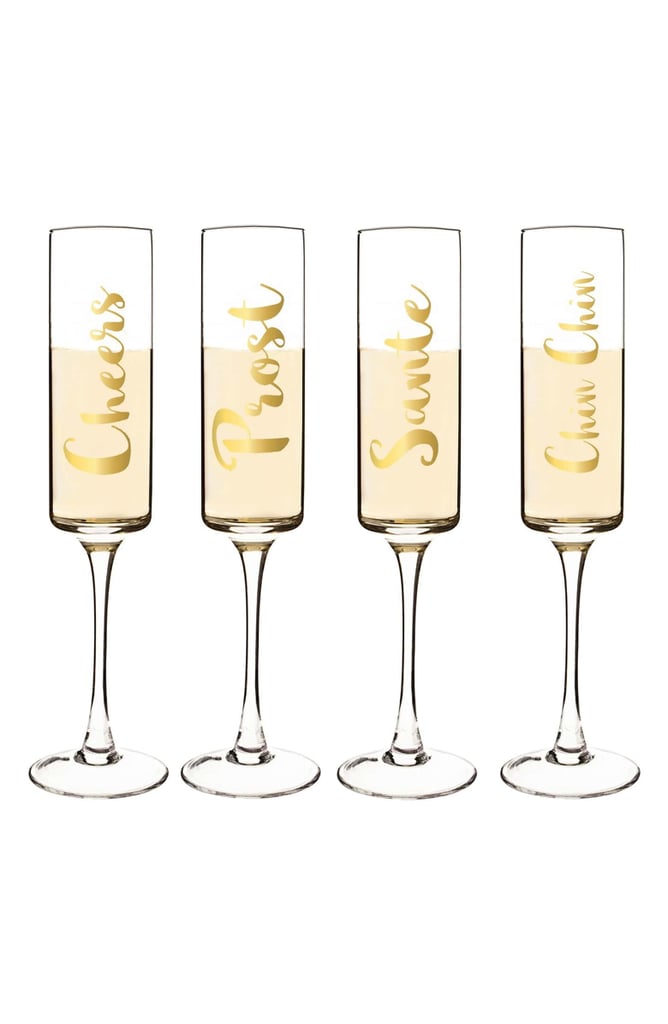 Cathy's Concepts 'Cheers' Champagne Flutes Black Friday and Cyber Monday Deals 2018 POPSUGAR