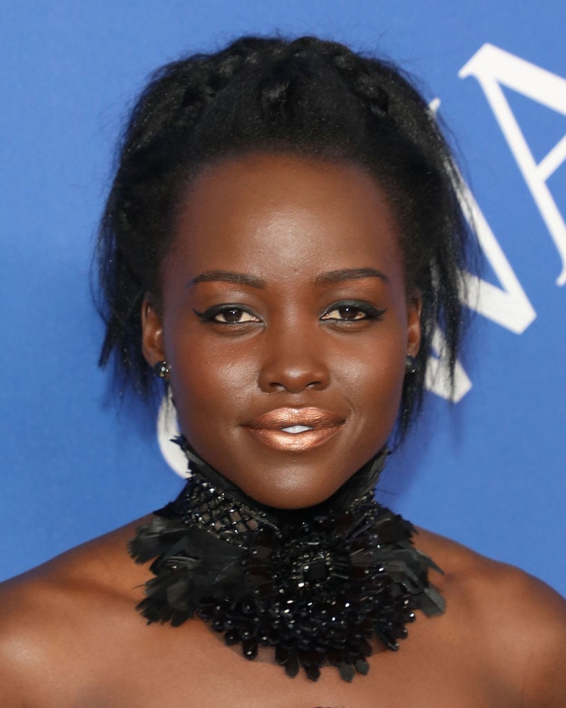 Lupita Nyong’o’s Braid-Wrapped Pony in 2018