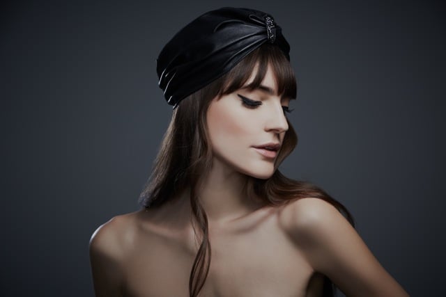 Leather Turban ($490)