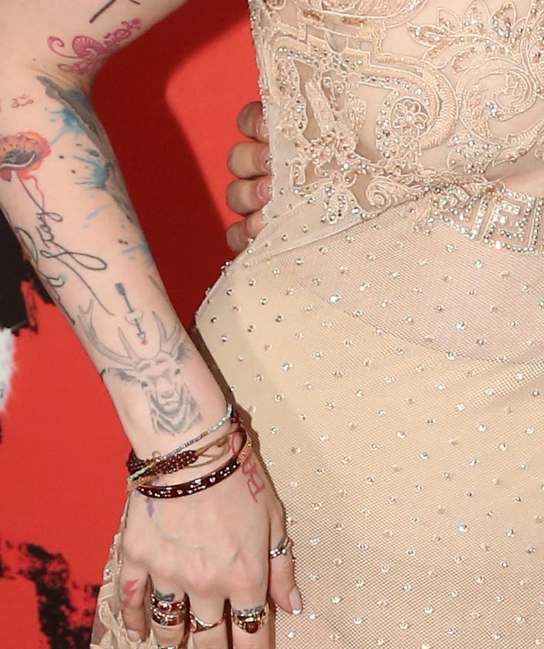 Paris Jackson's Deer-Head Arm Tattoo