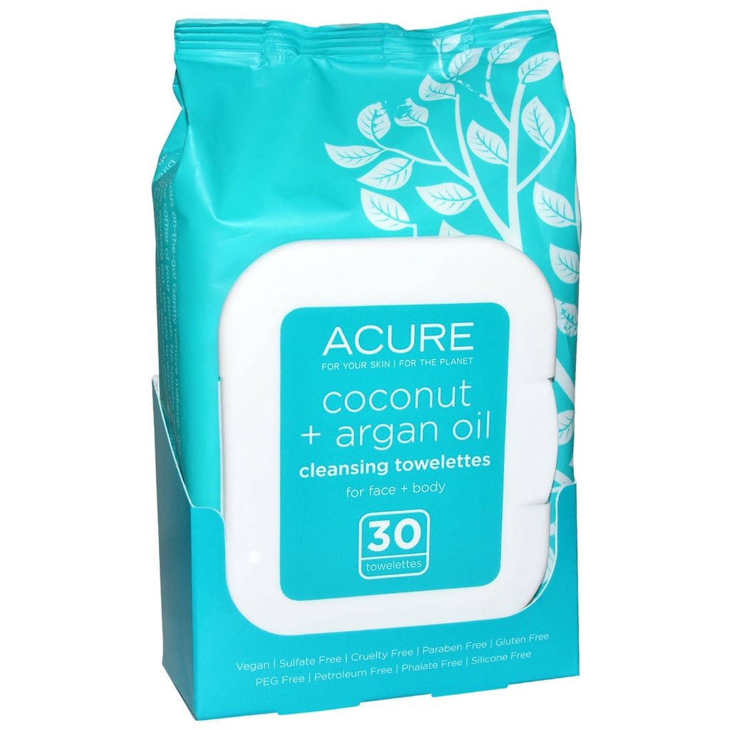 Acure Organics Coconut + Argan Oil Cleansing Towelettes ($7)