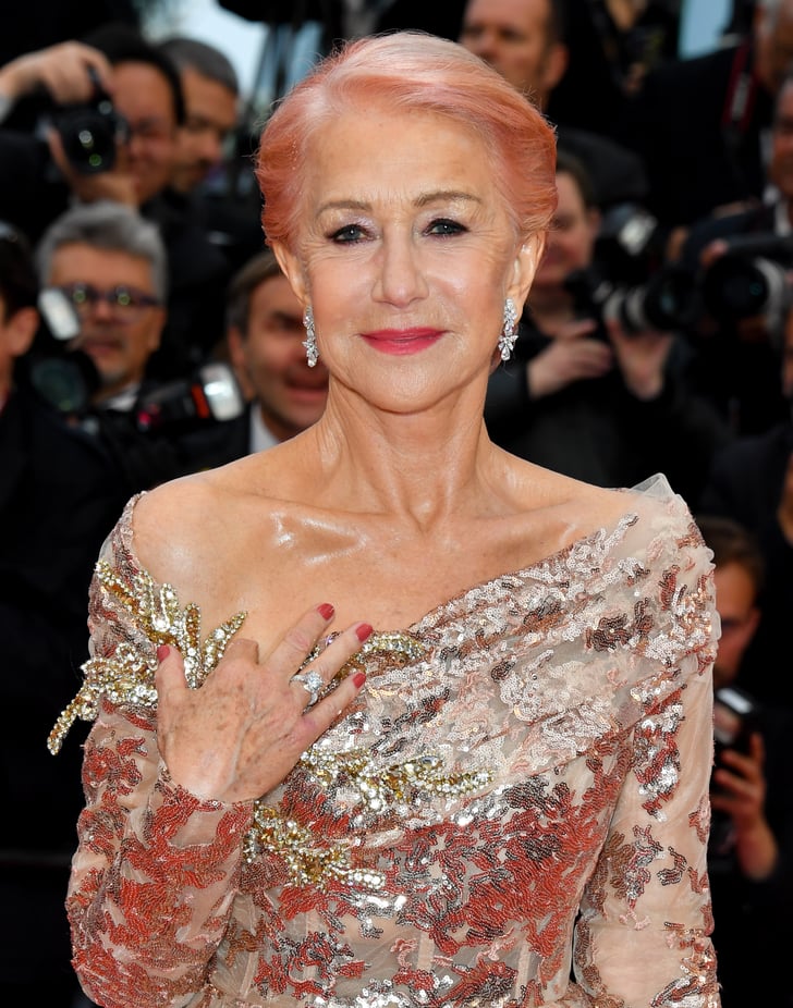 Helen Mirren Pink Hair at Cannes Film Festival | POPSUGAR Beauty Photo 12