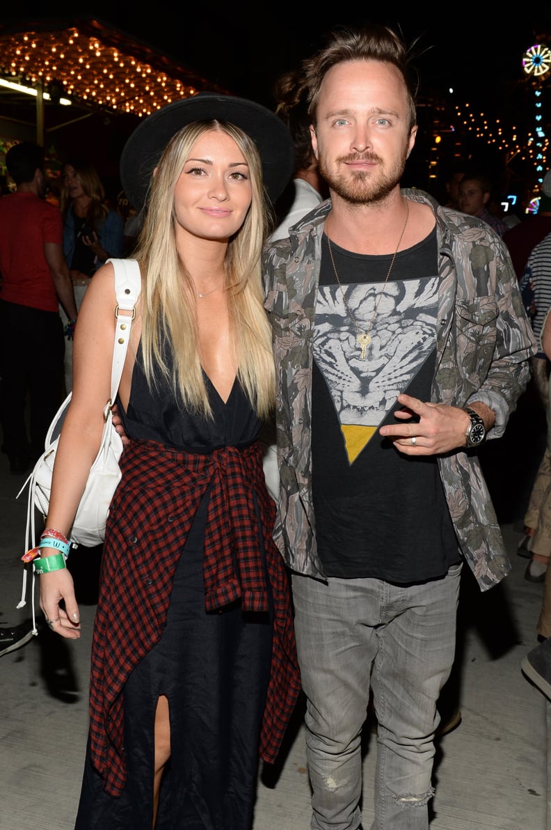 Lauren Parsekian and Aaron Paul