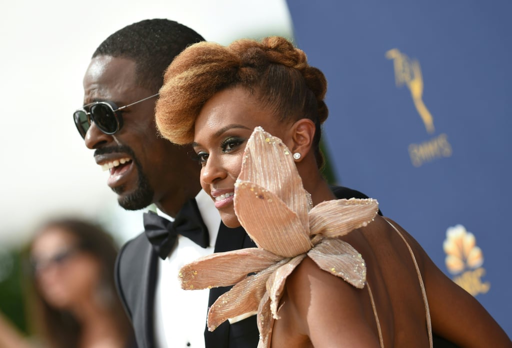 Sterling K. Brown and Ryan Michelle Bathe at the 2018 Emmys