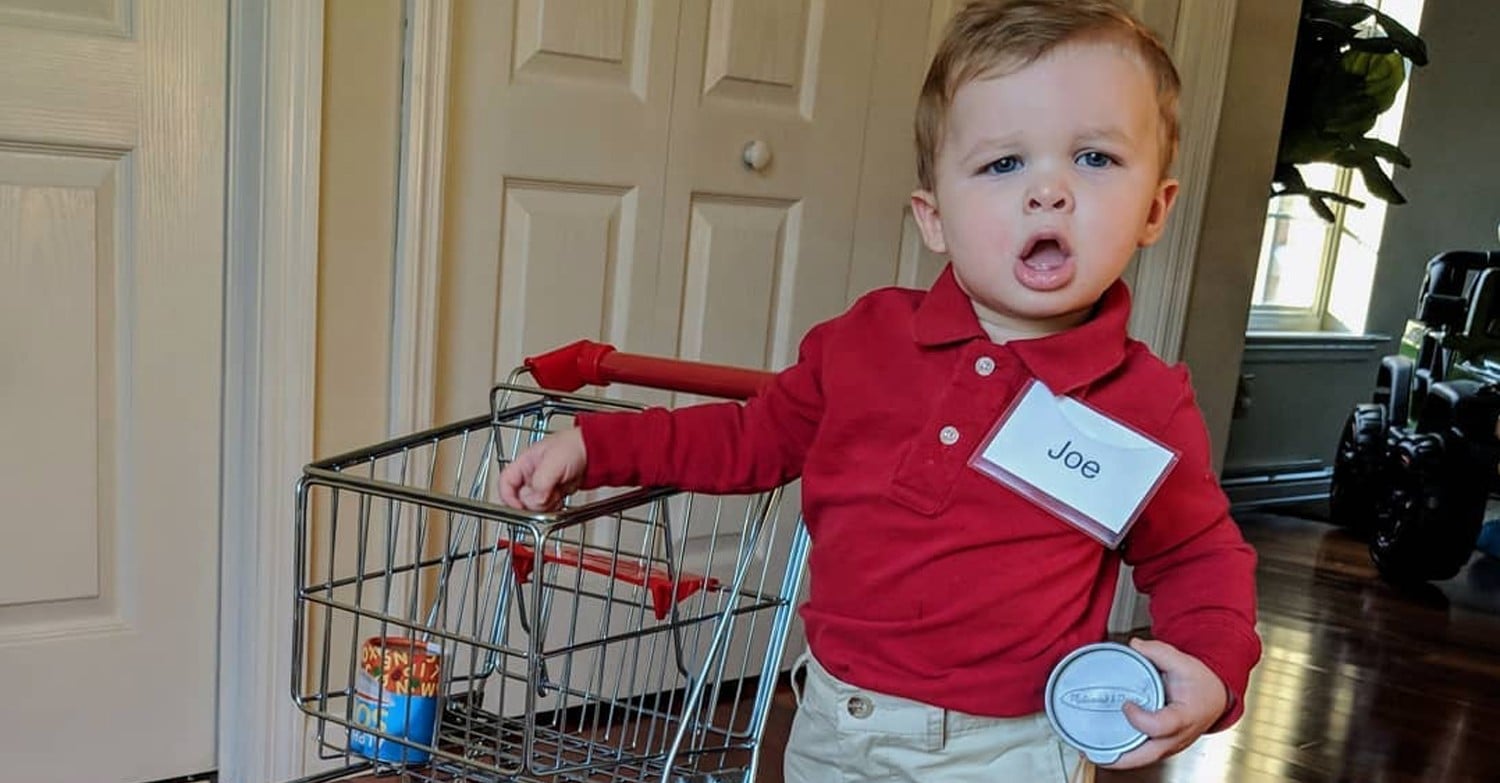 Kid Dressed as Grocery Store Joe For Halloween 2018 | PS Family