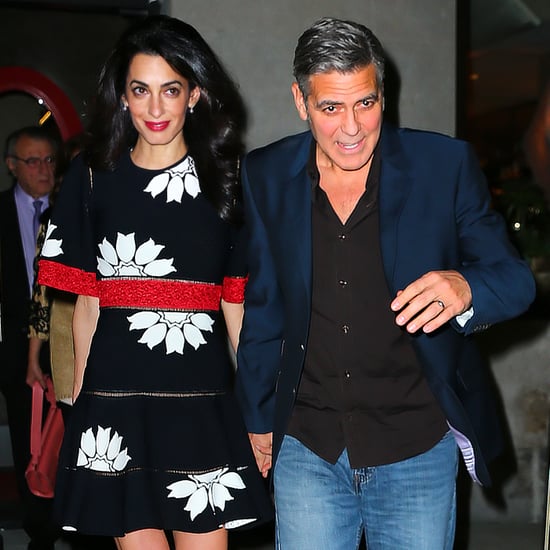 Amal Alamuddin and George Clooney With Her Parents | Photos