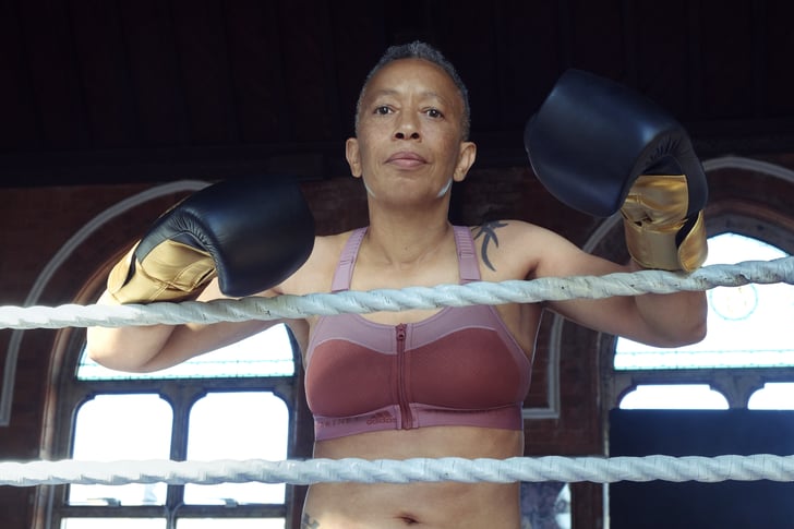 breast cancer sports bra