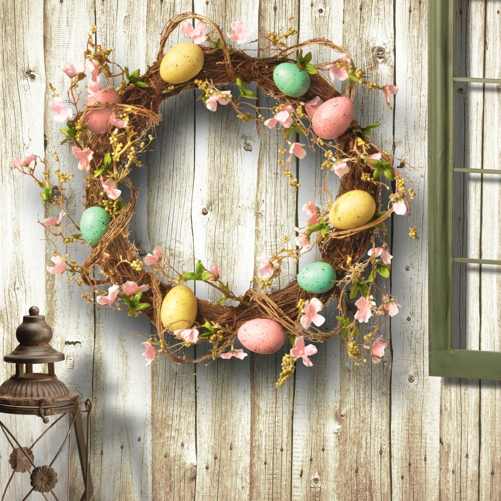 A Floral Egg Wreath: National Tree Company Easter Egg Wreath