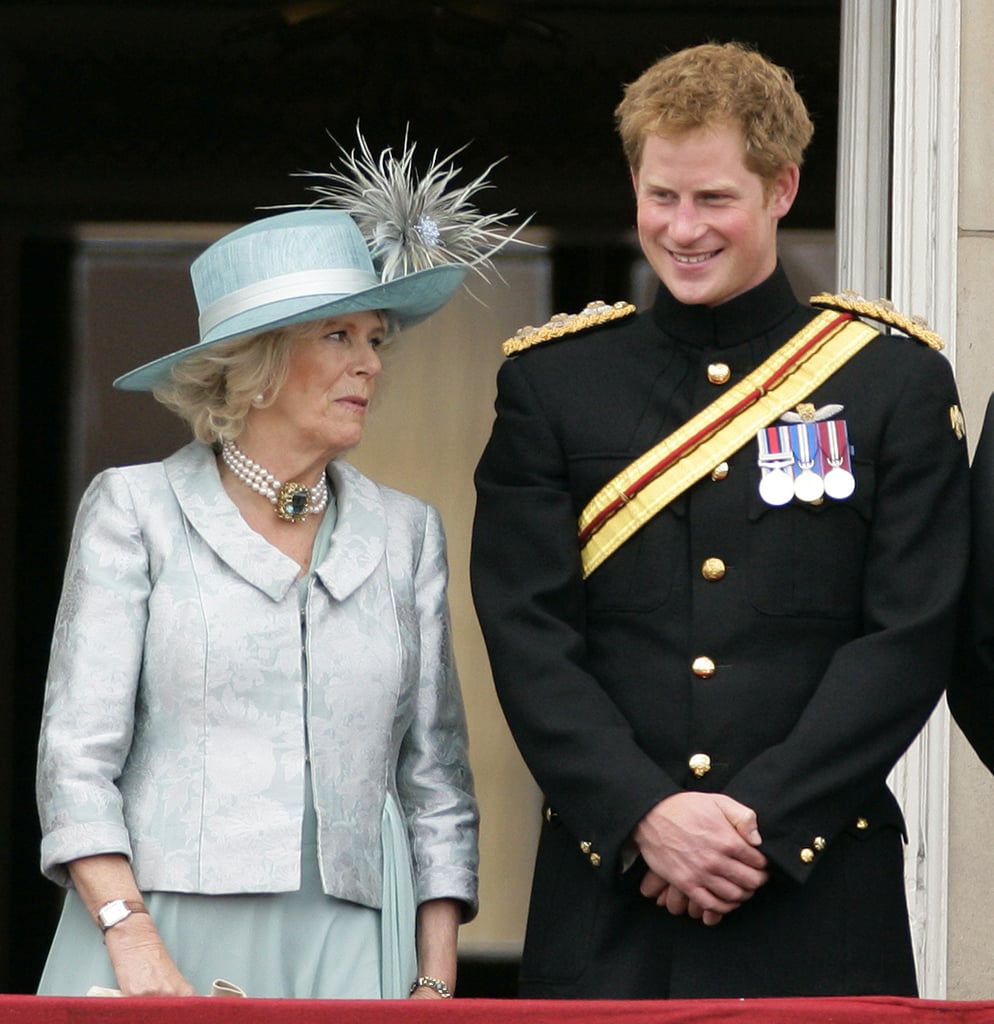 In June 2012, Camilla and Harry were front and center for the annual Trooping the Colour parade at Buckingham Palace.