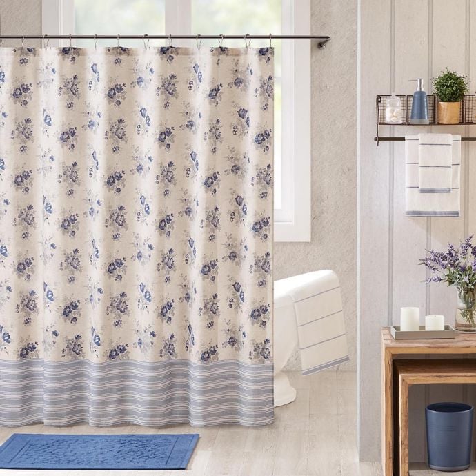 Clearwell Shower Curtain in Blue