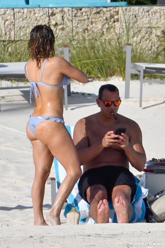 Jennifer Lopez and Alex Rodriguez in the Bahamas March 2019