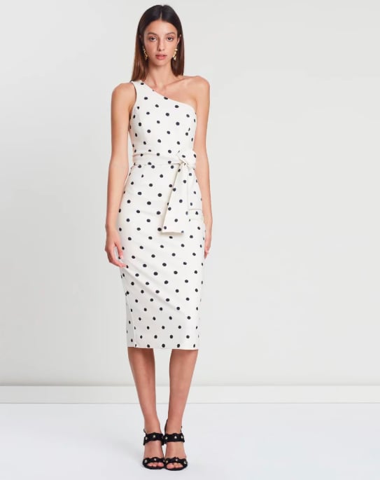 shona joy polka dot dress
