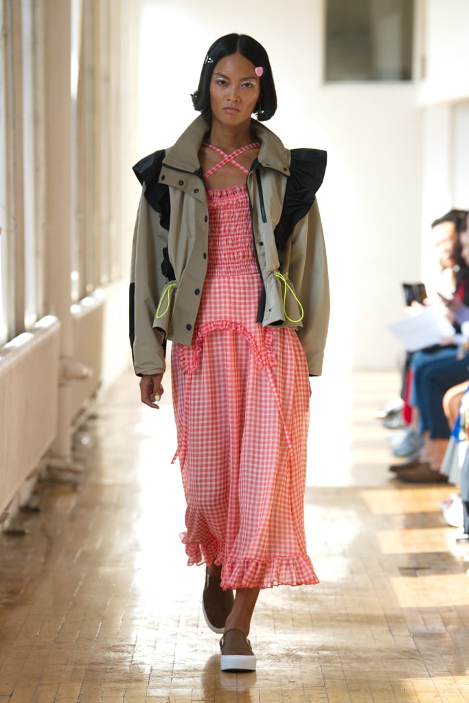 A Jacket and Dress From the Sandy Liang Runway at New York Fashion Week