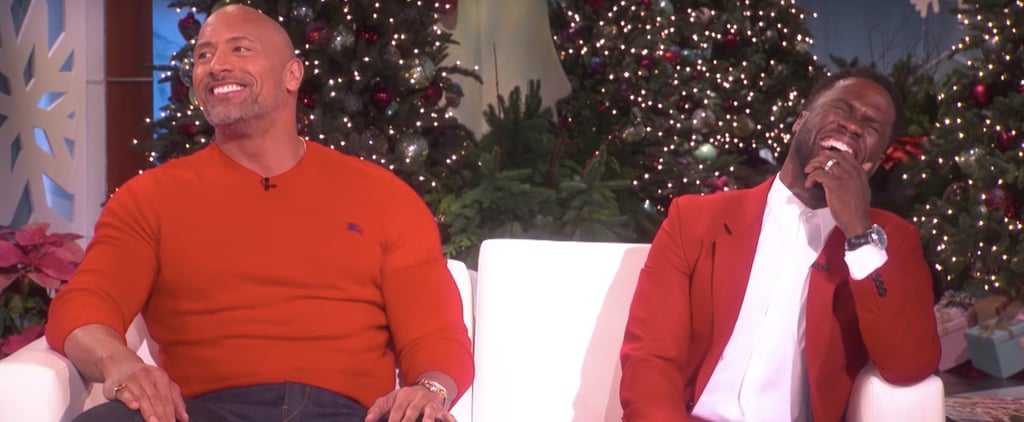 Kevin Hart and Dwayne Johnson on The Ellen Show 2017