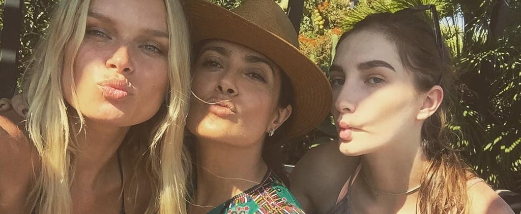 Salma Hayek and Her Stepdaughter Mathilde Pinault