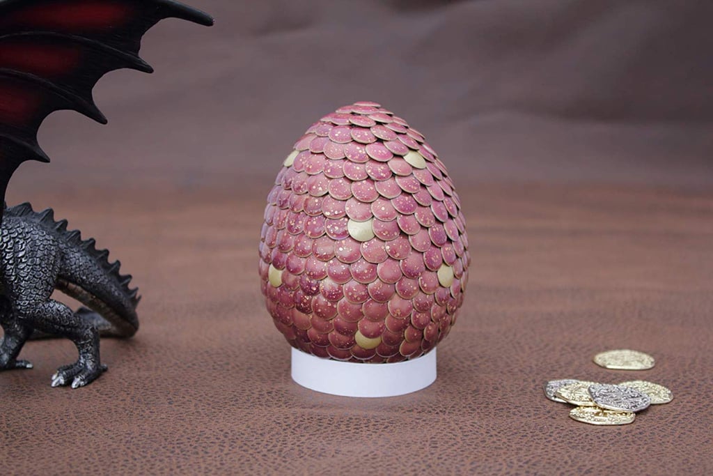 This is what the pink egg looks like once completely heated.