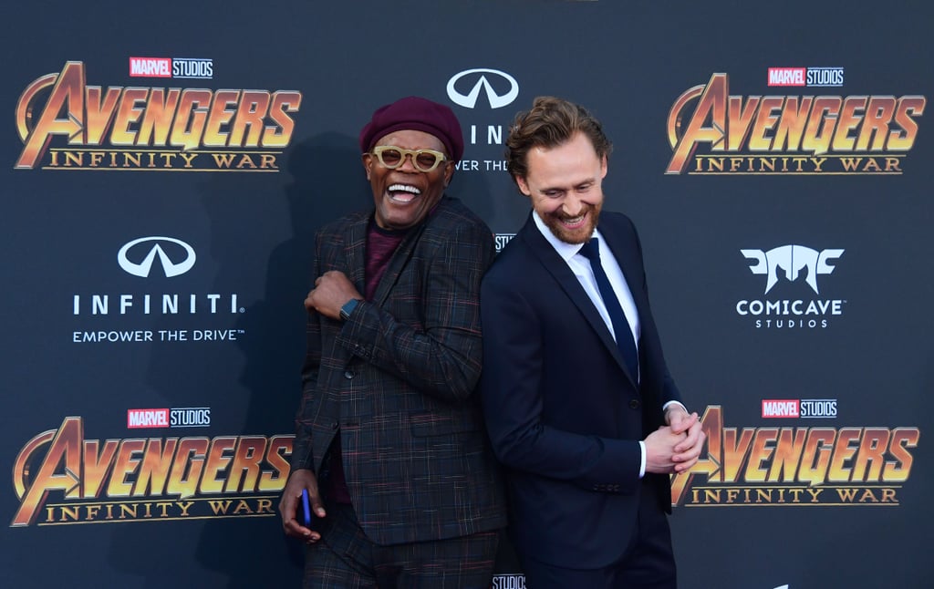 Pictured: Samuel L. Jackson and Tom Hiddleston