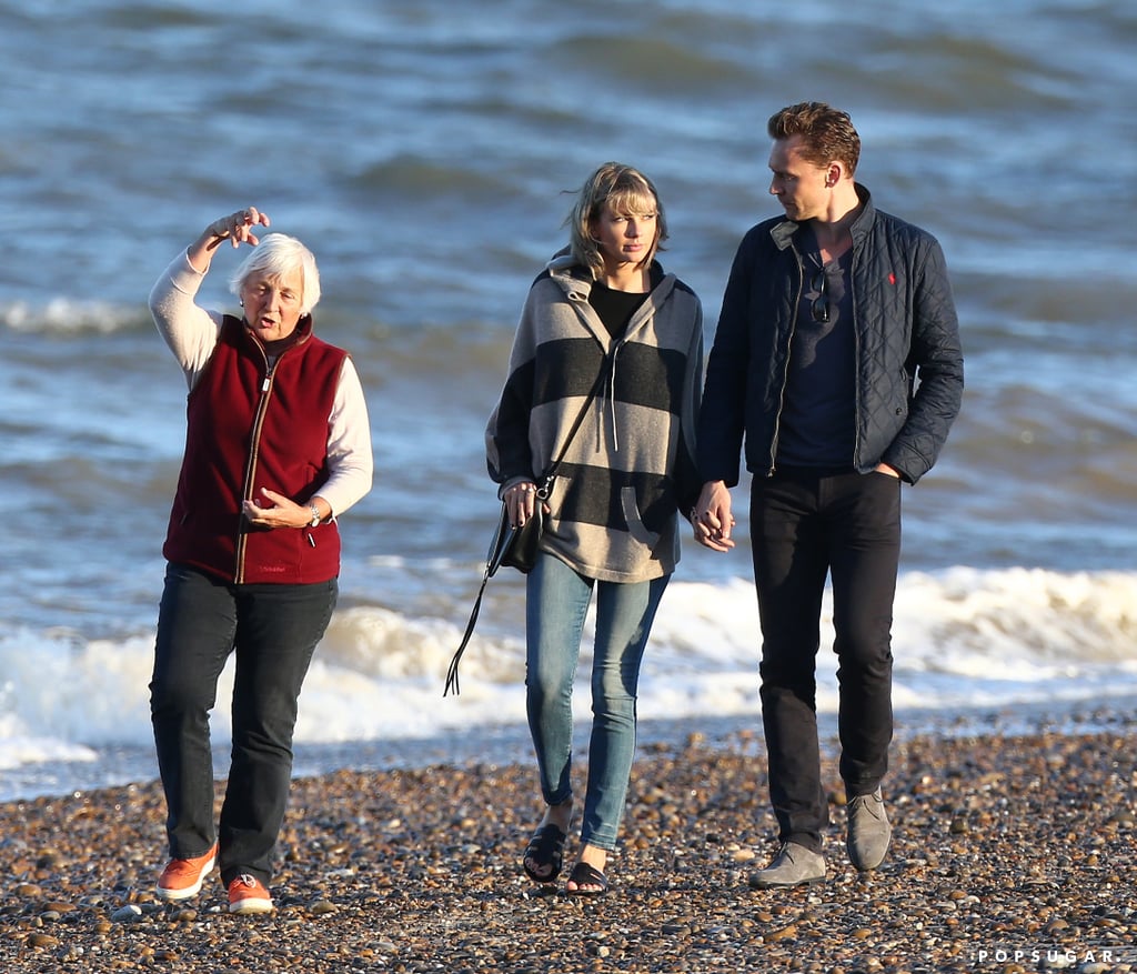 Taylor Swift and Tom Hiddleston With His Mom in the UK