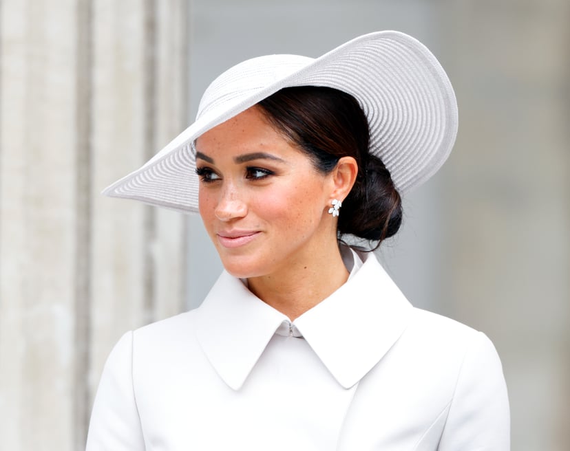 Meghan, Duchess of Sussex attends a National Service of Thanksgiving to celebrate the Platinum Jubilee of Queen Elizabeth II at St Paul's Cathedral on June 3, 2022 in London, England. The Platinum Jubilee of Elizabeth II is being celebrated from June 2 to