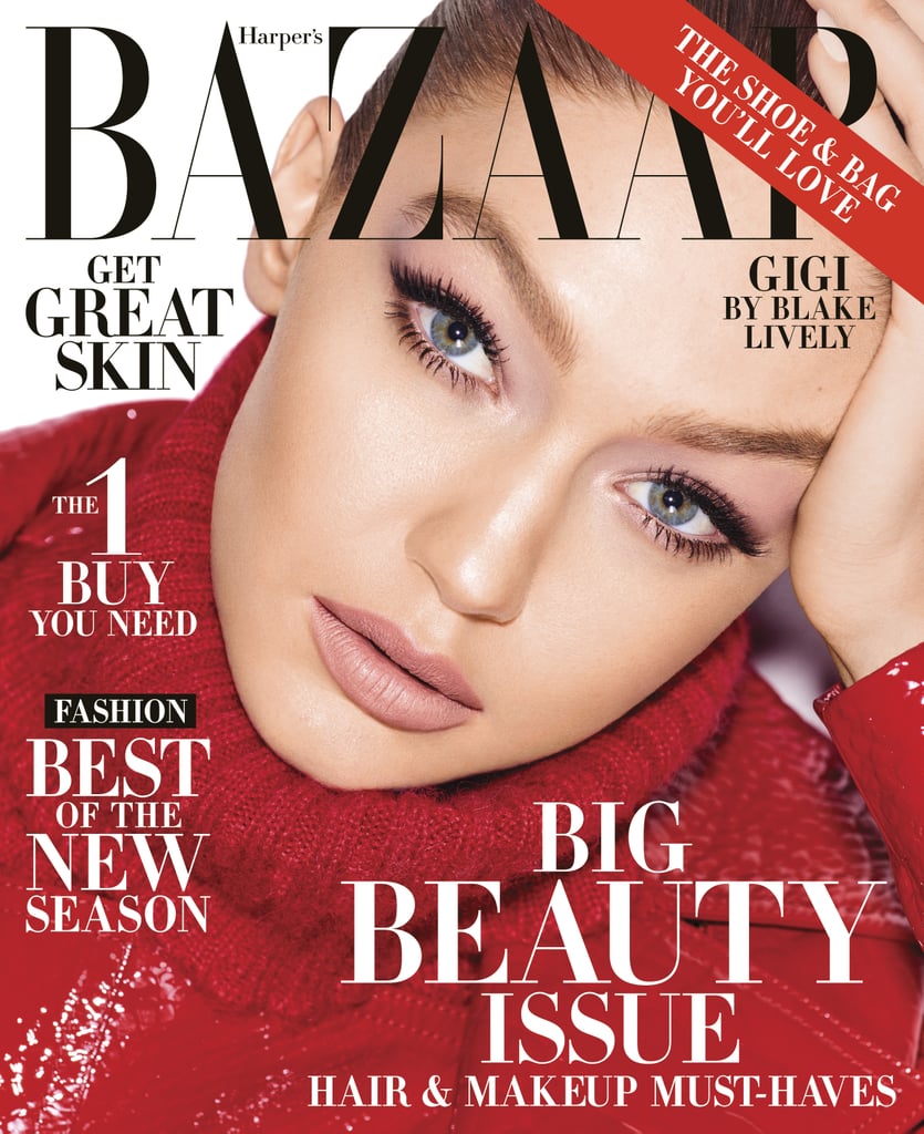 Gigi on the Cover of Harper's Bazaar's May Issue