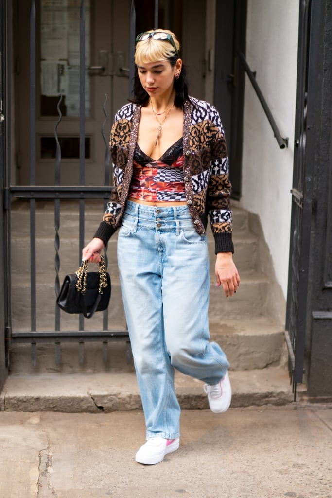 Dua Lipa Reveals Her New Bangs Are Due to Bleach Damage Dua Lipa Reveals Her New Bangs Are Due to Bleach Damage