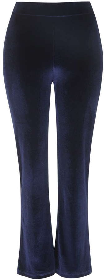 velvet flares topshop