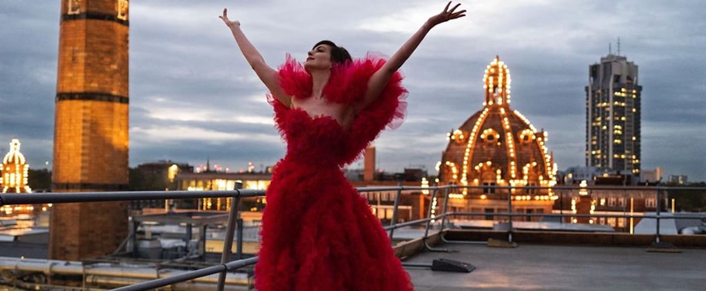 Anne Hathaway's Red Ralph & Russo Premiere Dress