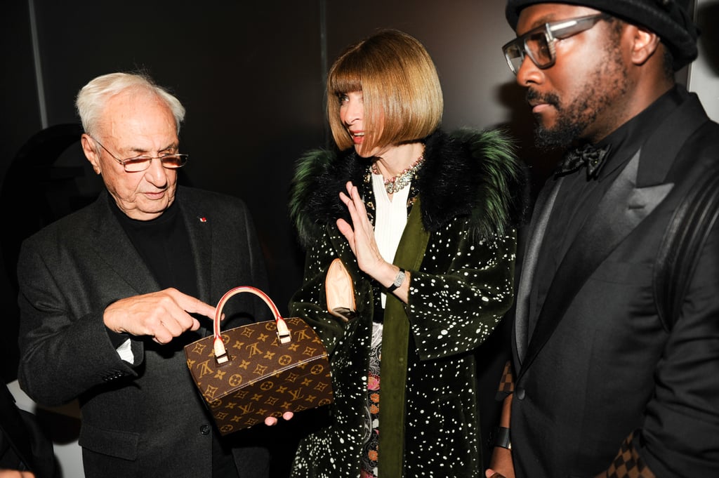 Frank Gehry, Anna Wintour, and will.i.am Hung Onto One of LV's Classics Frank Gehry, Anna Wintour, and will.i.am Hung Onto One of LV's Classics
