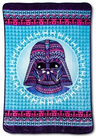 Star Wars Classic Girl Darth Vader Blanket
