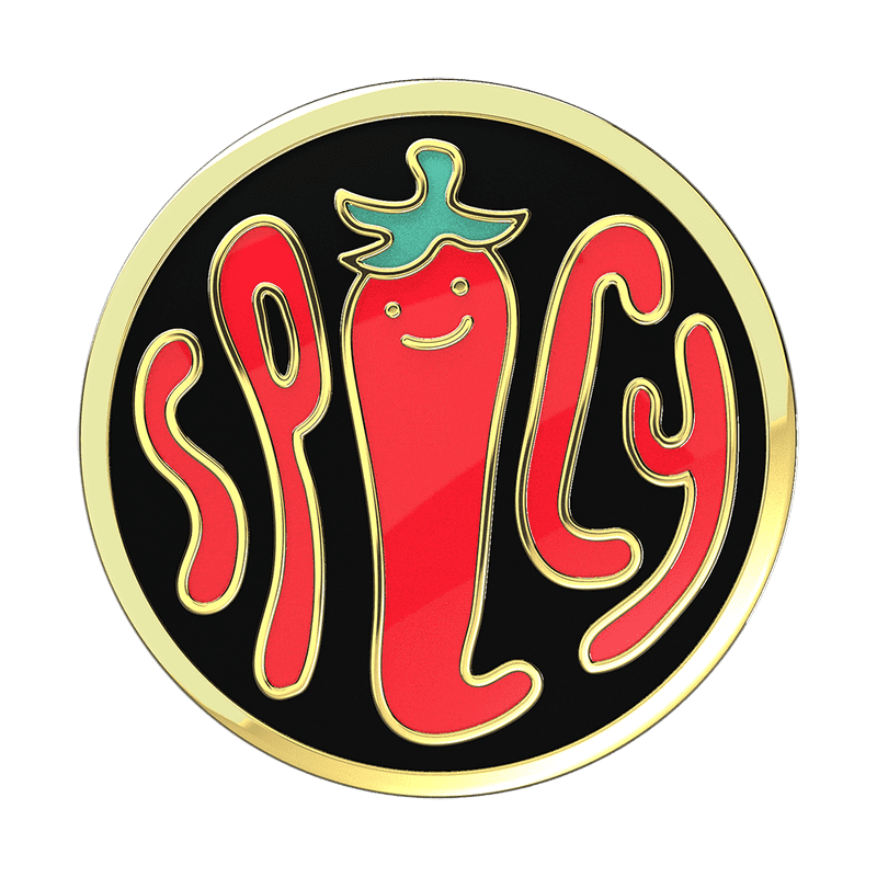 Spicy Black Enamel PopSocket