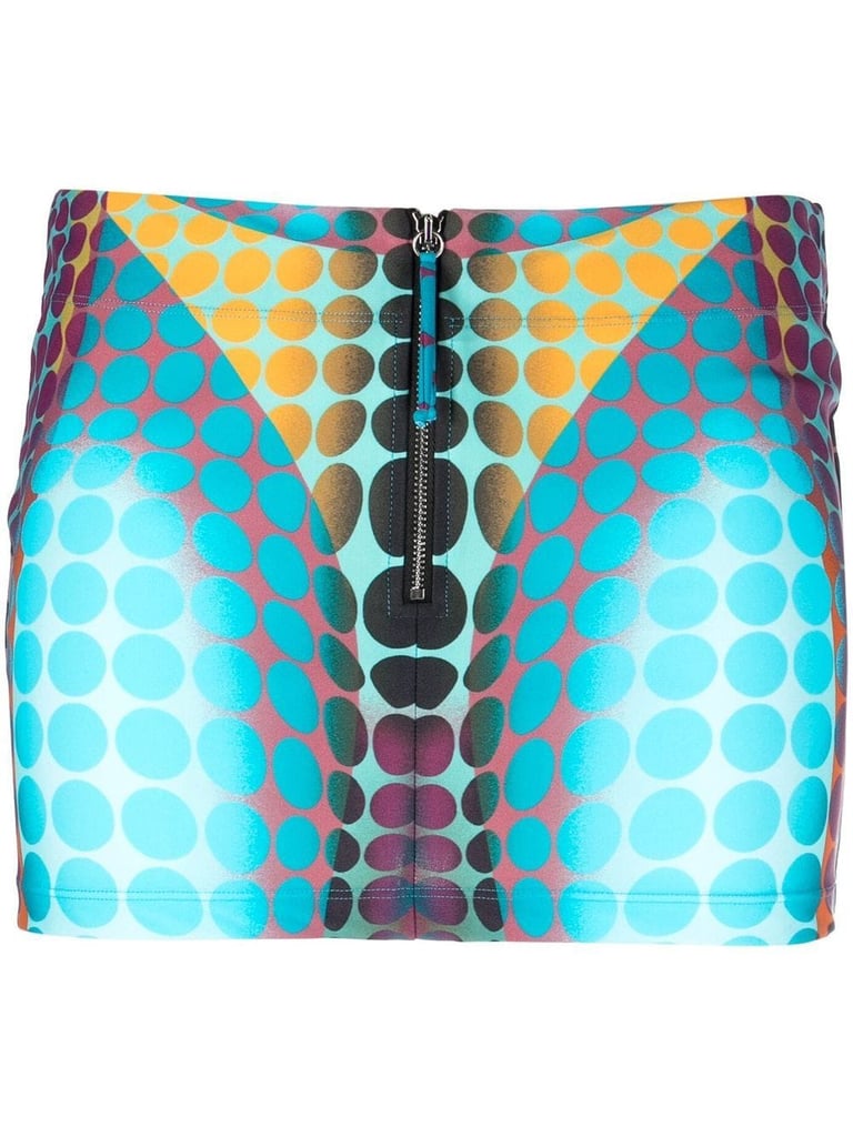 Jean Paul Gaultier The Blue Dot-Print Miniskirt