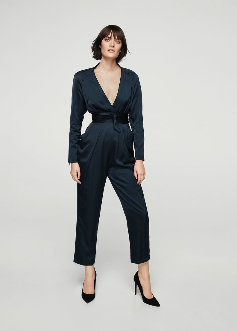 Mango Satin Jumpsuit