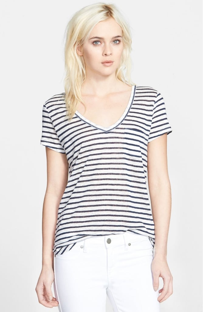 <product href="http://shop.nordstrom.com/s/paige-denim-lynnea-stripe-v-neck-pocket-tee/3969769?cm_mmc=Linkshare-_-partner-_-10-_-1&siteId=J84DHJLQkR4-4vtDKPHNt3fzagL2tGXabA">Paige Denim Lynnea Stripe V-Neck Pocket Tee</product> ($79)</p>