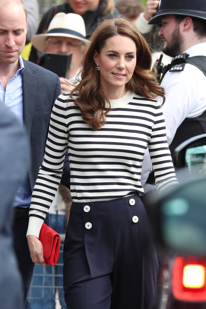 Kate Middleton Striped Shirt May 2019