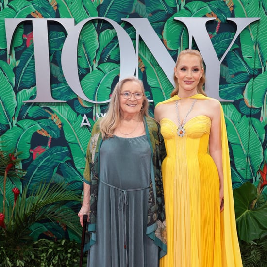 Jessica Chastain and Grandma Marilyn at the 2023 Tony Awards