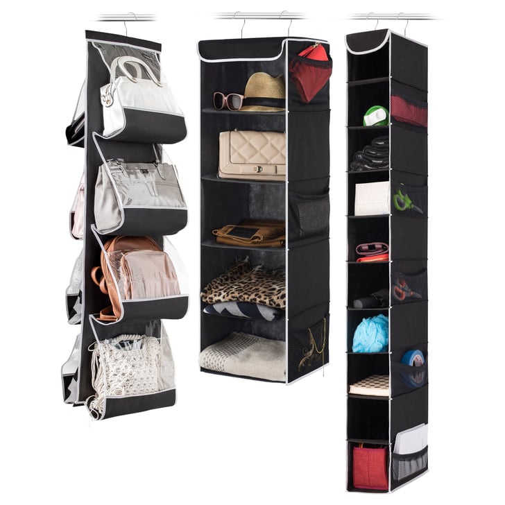 Ansel 3 Compartment Hanging Organizer | Home Organizers With Five Star ...