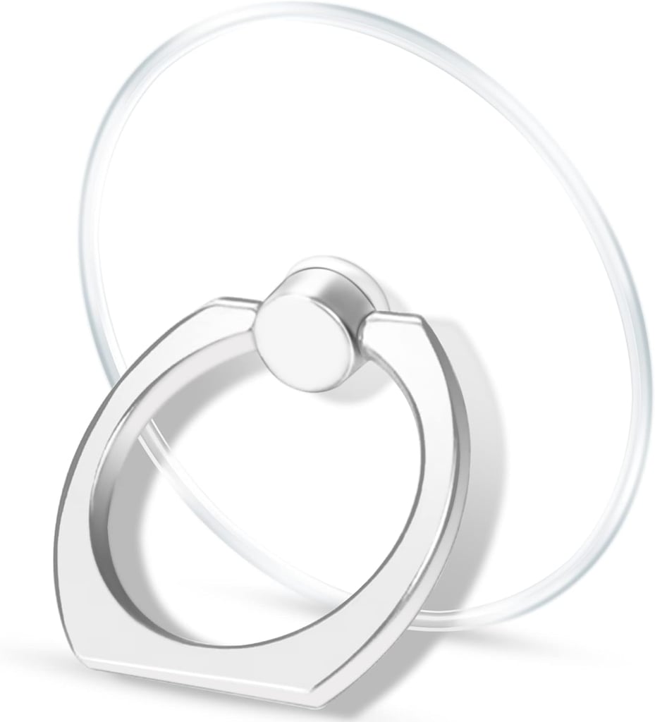 Tacomege Transparent Ring Grip ($4)
My most niche packing recommendation is this phone ring grip, which has a couple different benefits. Firstly, a lot of London sightseeing involves looking up at old buildings or churches, and this accessory provides better grip support so that you can take photos on your phone with only one hand, rather than needing both. Additionally, while London is generally a safe city, it does have a lot of incidents involving phone theft — i.e. robbers literally grabbing devices from people's hands while they're using them. This ring grip offers an extra layer of protection so that you can hold onto your phone more tightly.