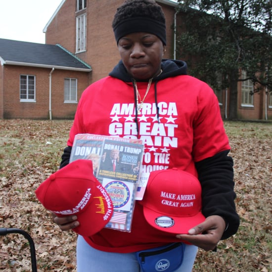 People Selling Trump Shirts and Hats
