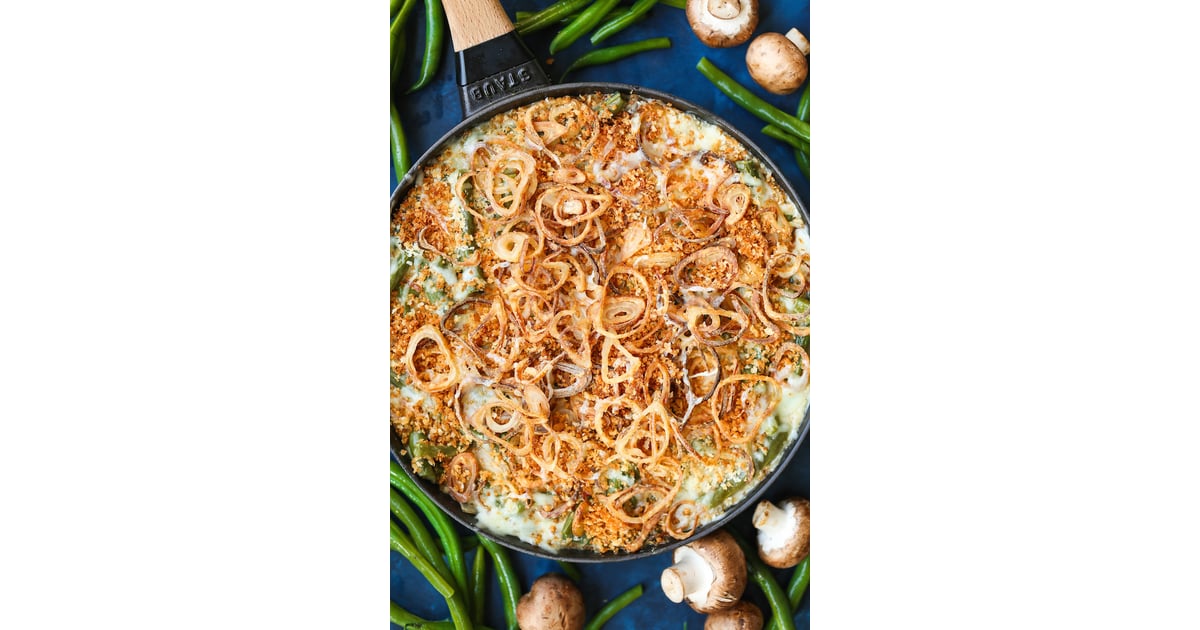 Green Bean Casserole With Crispy Fried Shallots 30 Green Bean Casserole Recipes For Every Holiday Meal Popsugar Food Photo 12