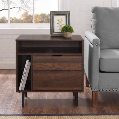 Saracina Home Rockwell Modern Storage Nightstand