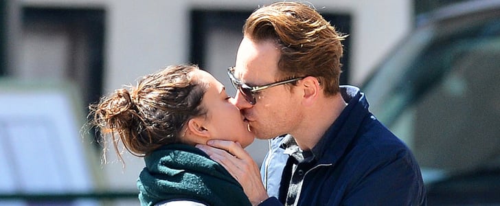 Michael Fassbender and Alicia Vikander Kissing in NYC