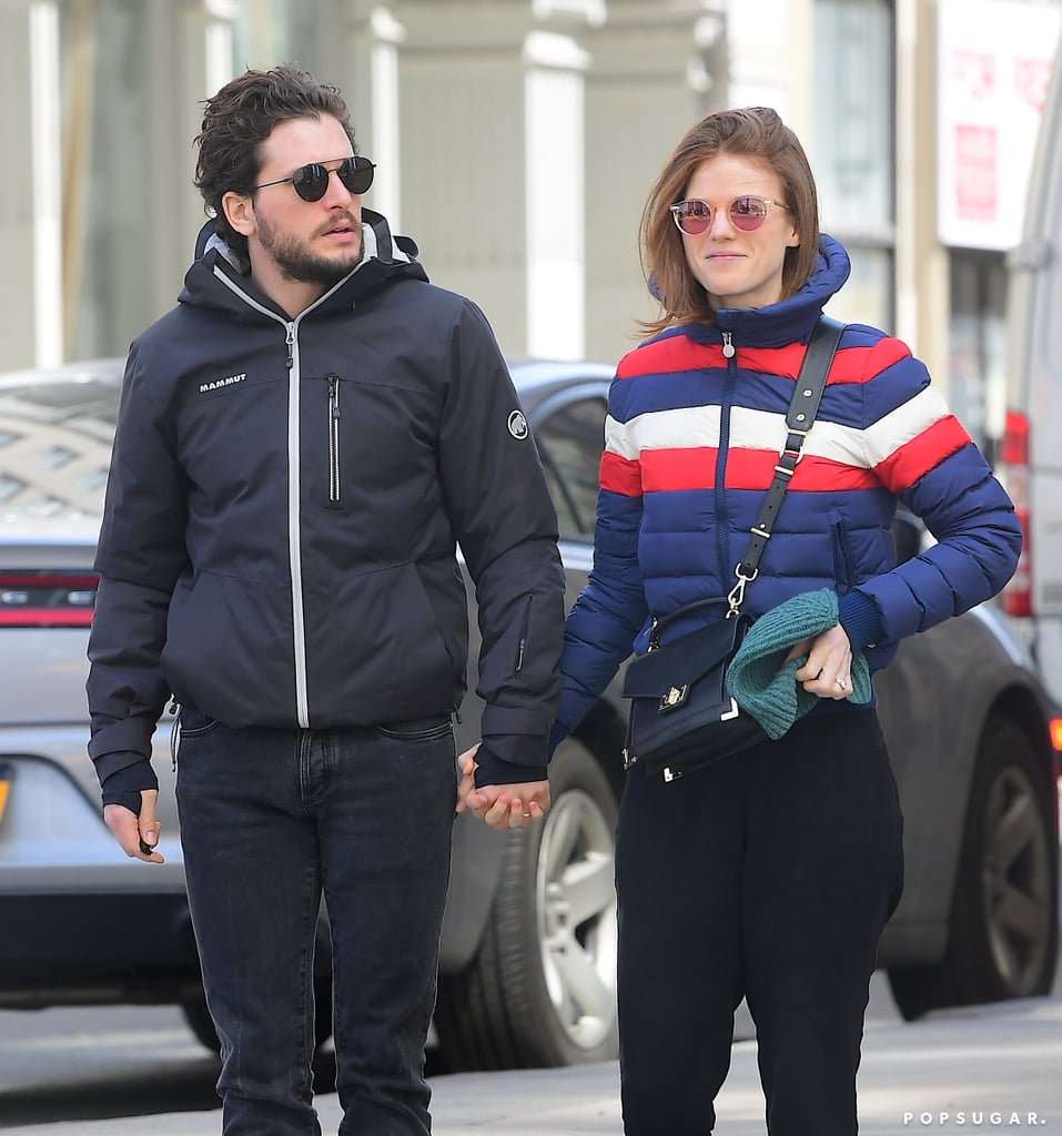 Kit Harington and Rose Leslie Out in NYC March 2019