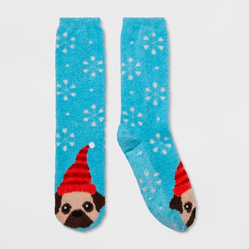 Women's Holiday Pug Casual Socks