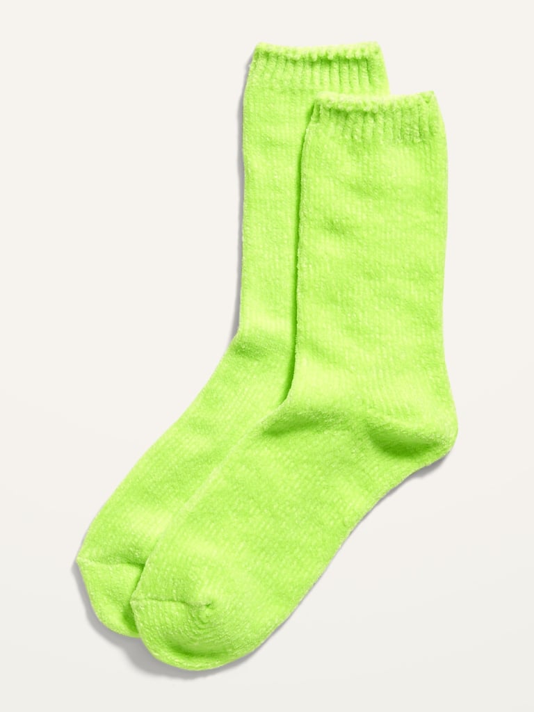 Old Navy Plush Chenille Crew Socks