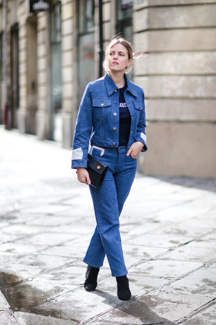 With an equally classic denim jacket, and a no-frills tee and boots ...