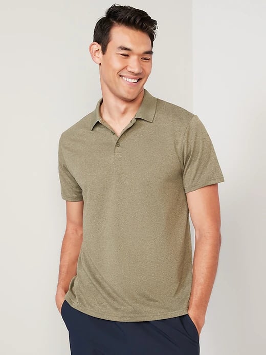 Men's Apparel & Activewear: Old Navy Go-Dry Cool Odor-Control Core Polo Shirt