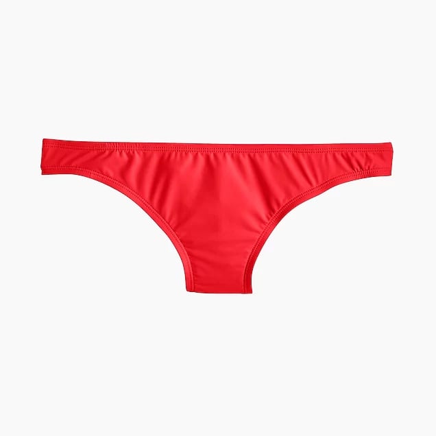 J.Crew Low-Rider Bikini Bottom | Padma Lakshmi's Red Bikini | POPSUGAR ...